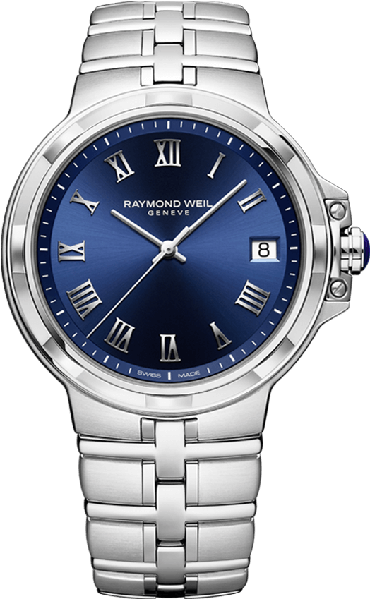 Raymond Weil Men's Parsifal Classic Blue Dial Bracelet - Raymond Weil Mens Watches (700x1000), Png Download