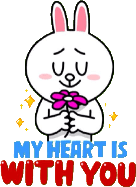 Buffet Caterer Review - Line Sticker I Love You (526x640), Png Download
