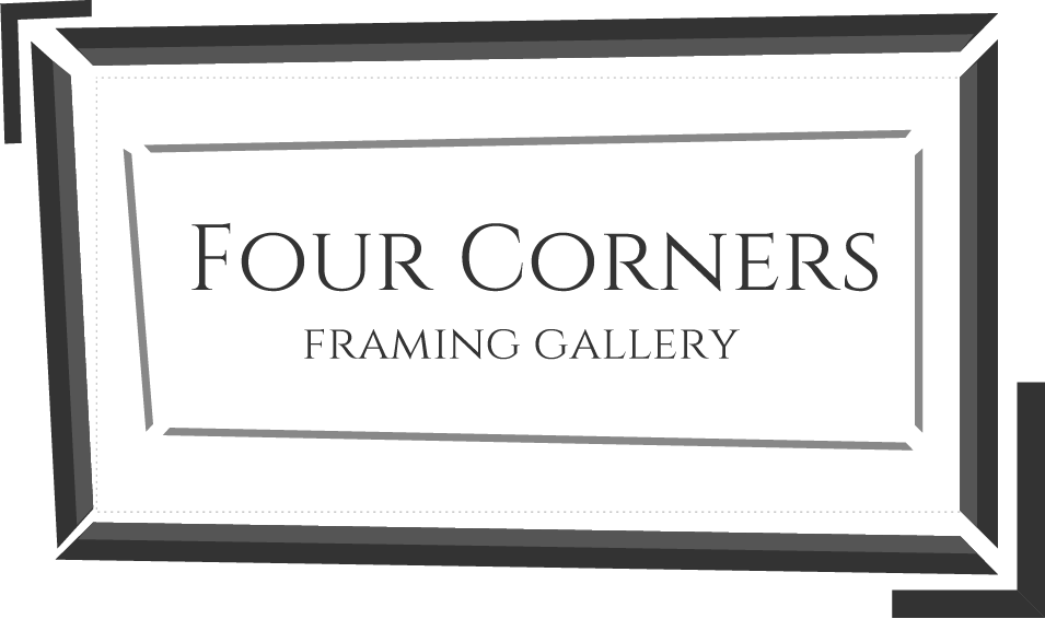Four Corners Framing Gallery - Sign (955x566), Png Download