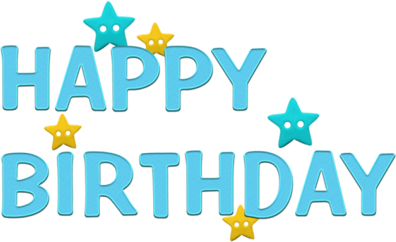 Free Png Download Happy Birthday Transparent Blue Png - Happy Birthday Clip Art Blue (850x547), Png Download