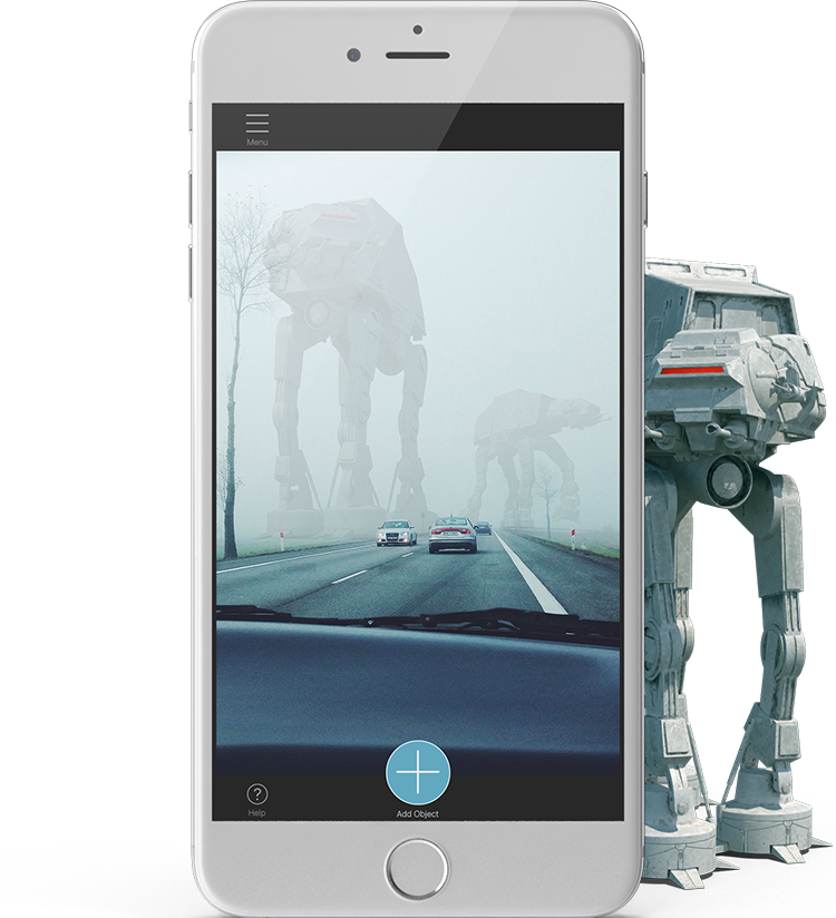 Add Amazing 3d Objects To Your Photos Now - Iphone (750x824), Png Download