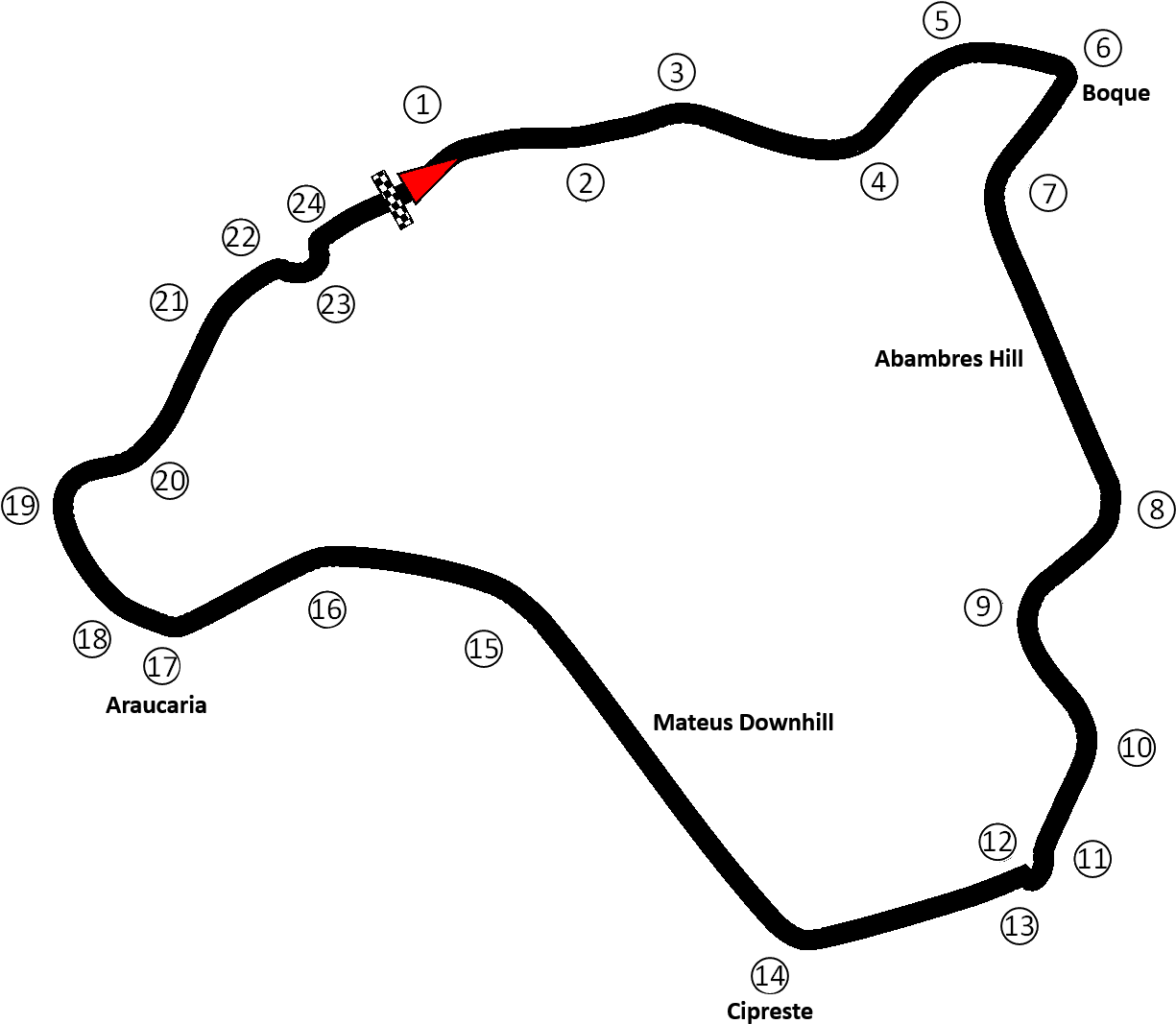 Circuito Internacional De Vila Real - Vila Real Race Track (1307x1083), Png Download