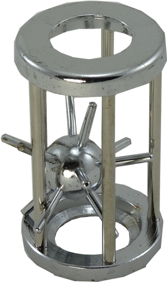 More Views - Spiked Ball In Cage Puzzle (600x600), Png Download