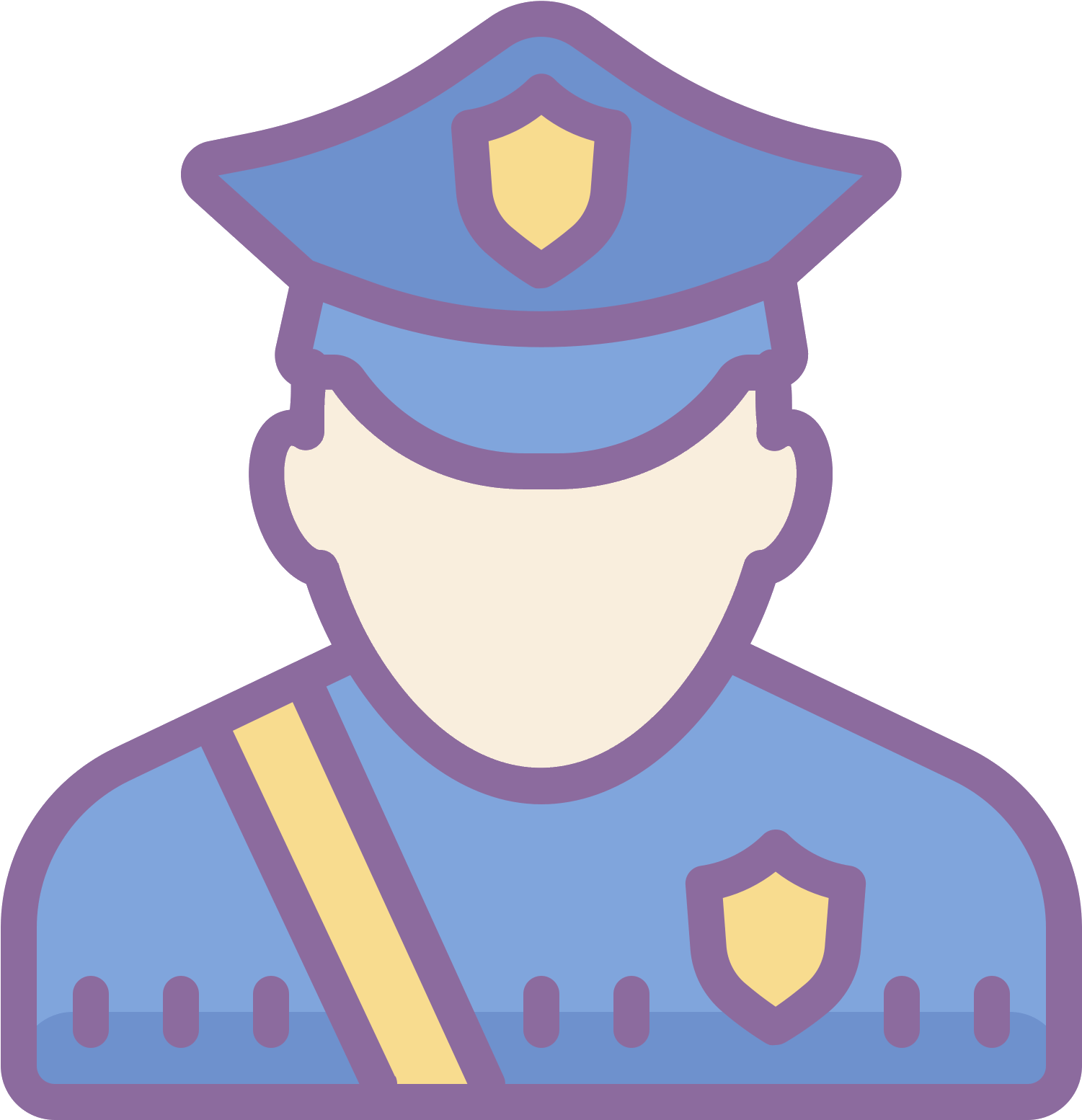 The Icon Is Consists Of An Androgynous Humanoid Head, - Cartoon (1600x1600), Png Download