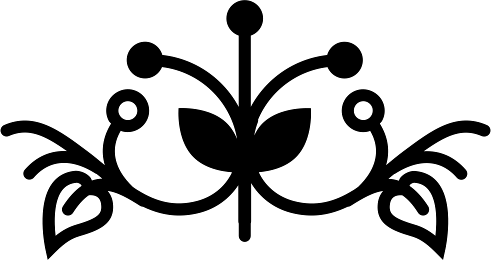 Floral Design For Ornamentation Comments (982x520), Png Download