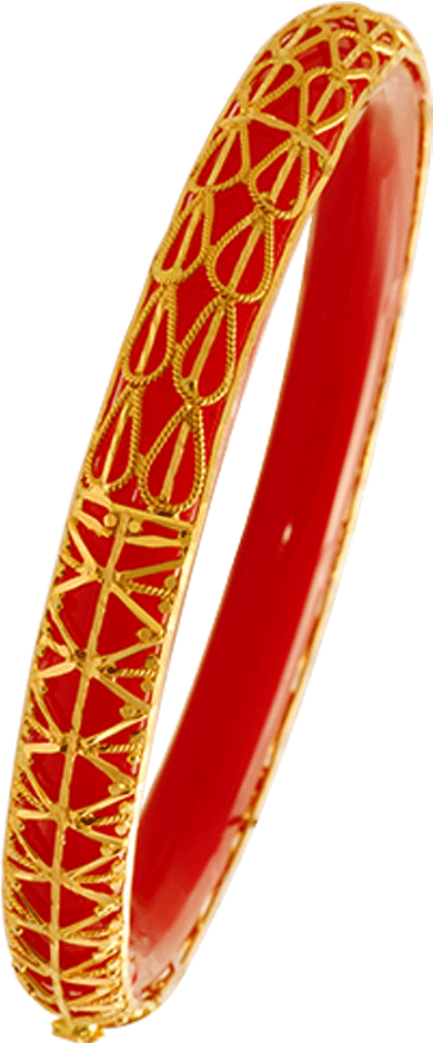 22k Yellow Gold Bangle Pola - Bangle (1000x1000), Png Download