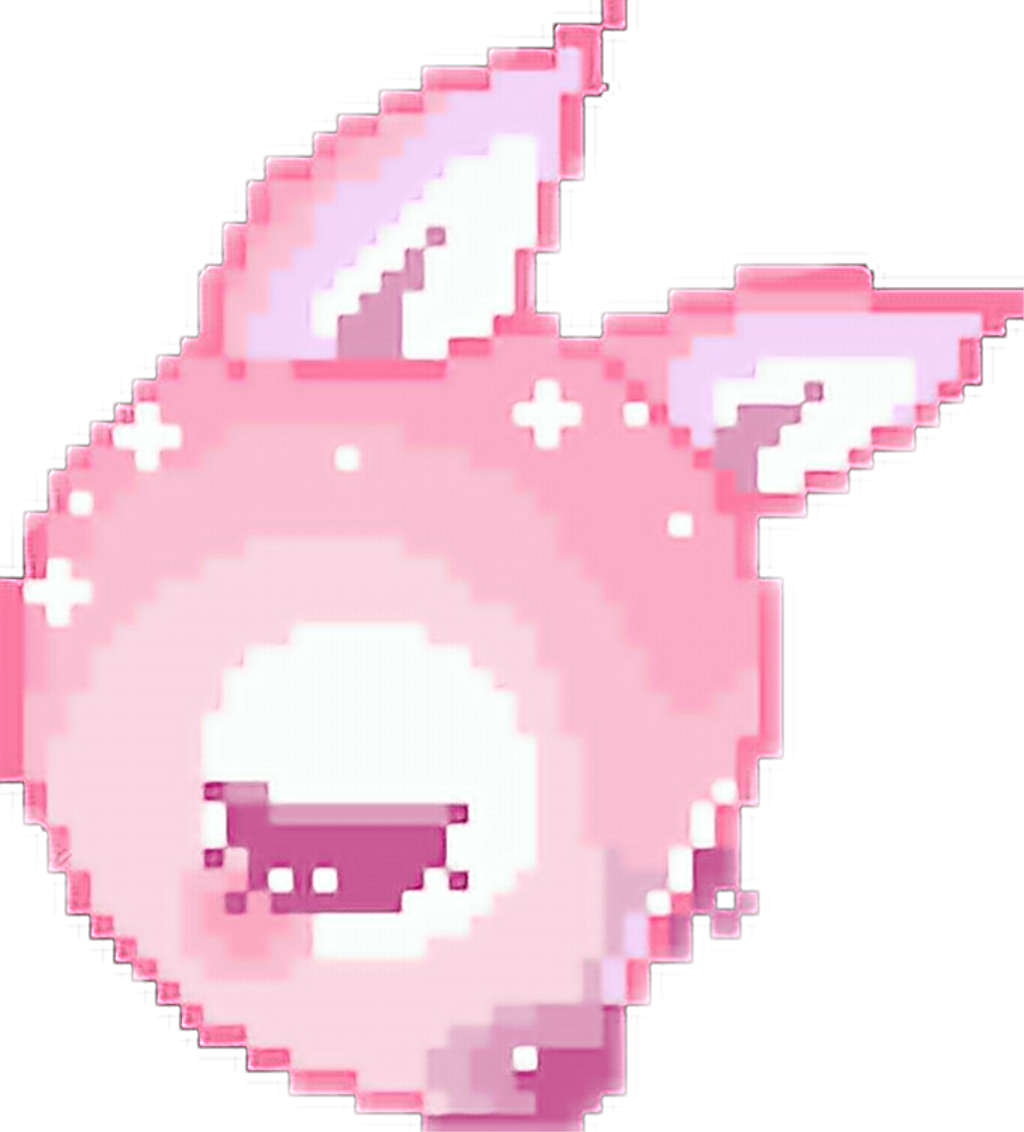 Cute Sticker - Aesthetic Pixel Art Icon (1024x1132), Png Download