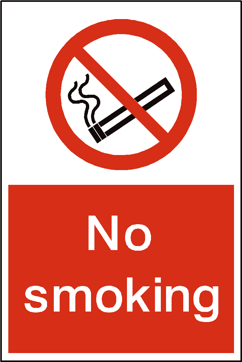 Safety Signs No Smoking (1418x1418), Png Download