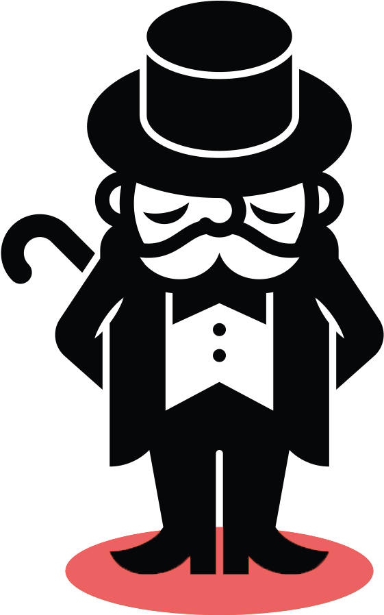 The Roots Of Monopoly - Symbol For Monopoly (569x897), Png Download