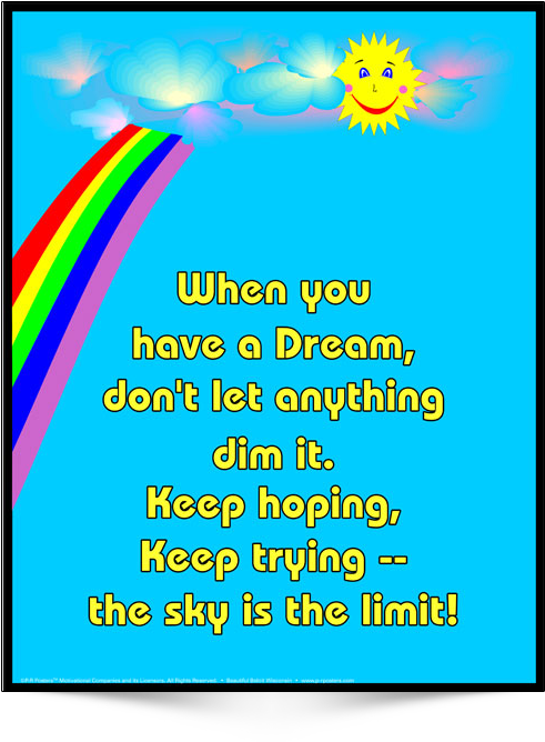 When You Have A Dream - Graphic Design (650x670), Png Download