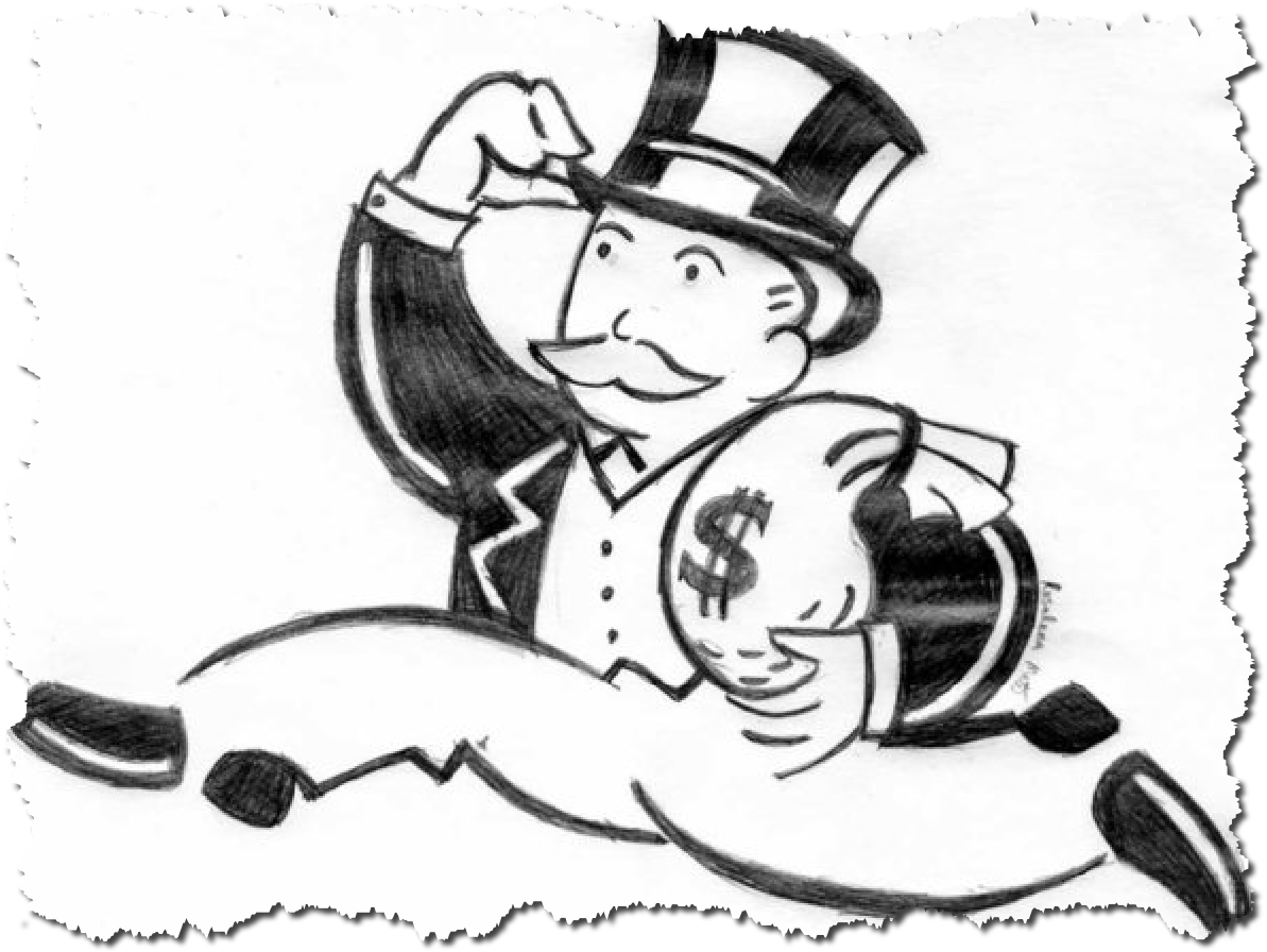 Monopoly Drawing At Getdrawings - European Central Bank (1202x904), Png Download