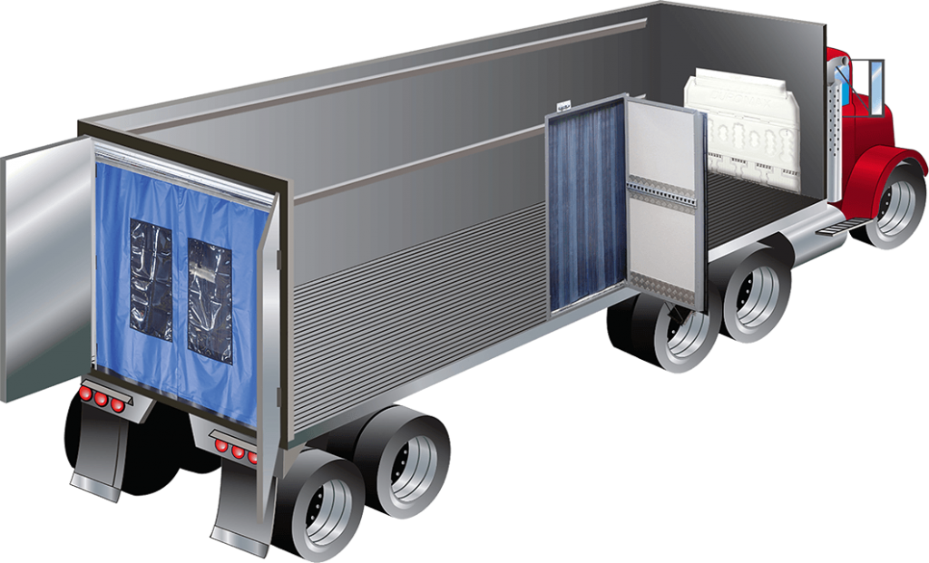 global Refrigerated Transport System Market 2019 J - Vented Reefer Trailer (1024x621), Png Download