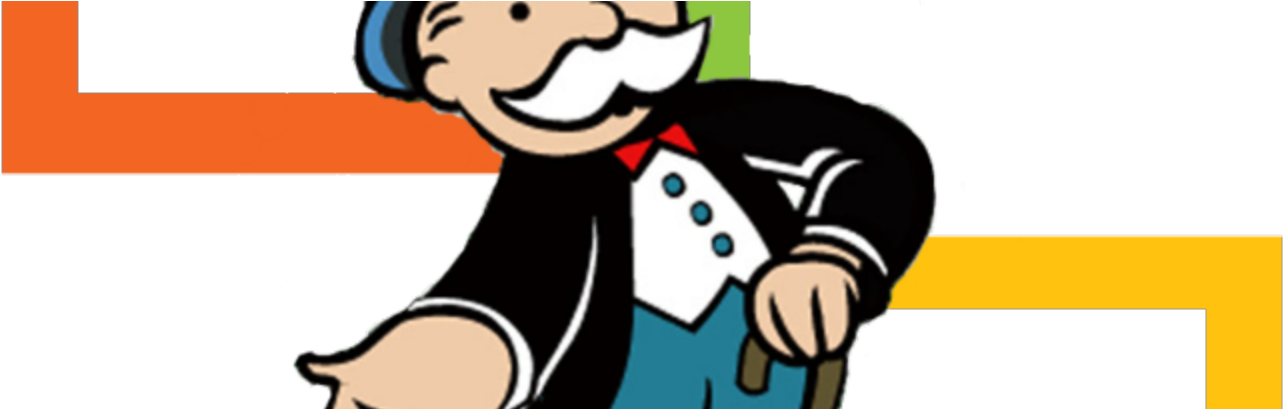 The Monopoly Formerly Known As Microsoft - Monopoly Man Png (1360x408), Png Download