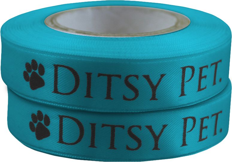 Teal Printed Ribbon - Strap (775x540), Png Download