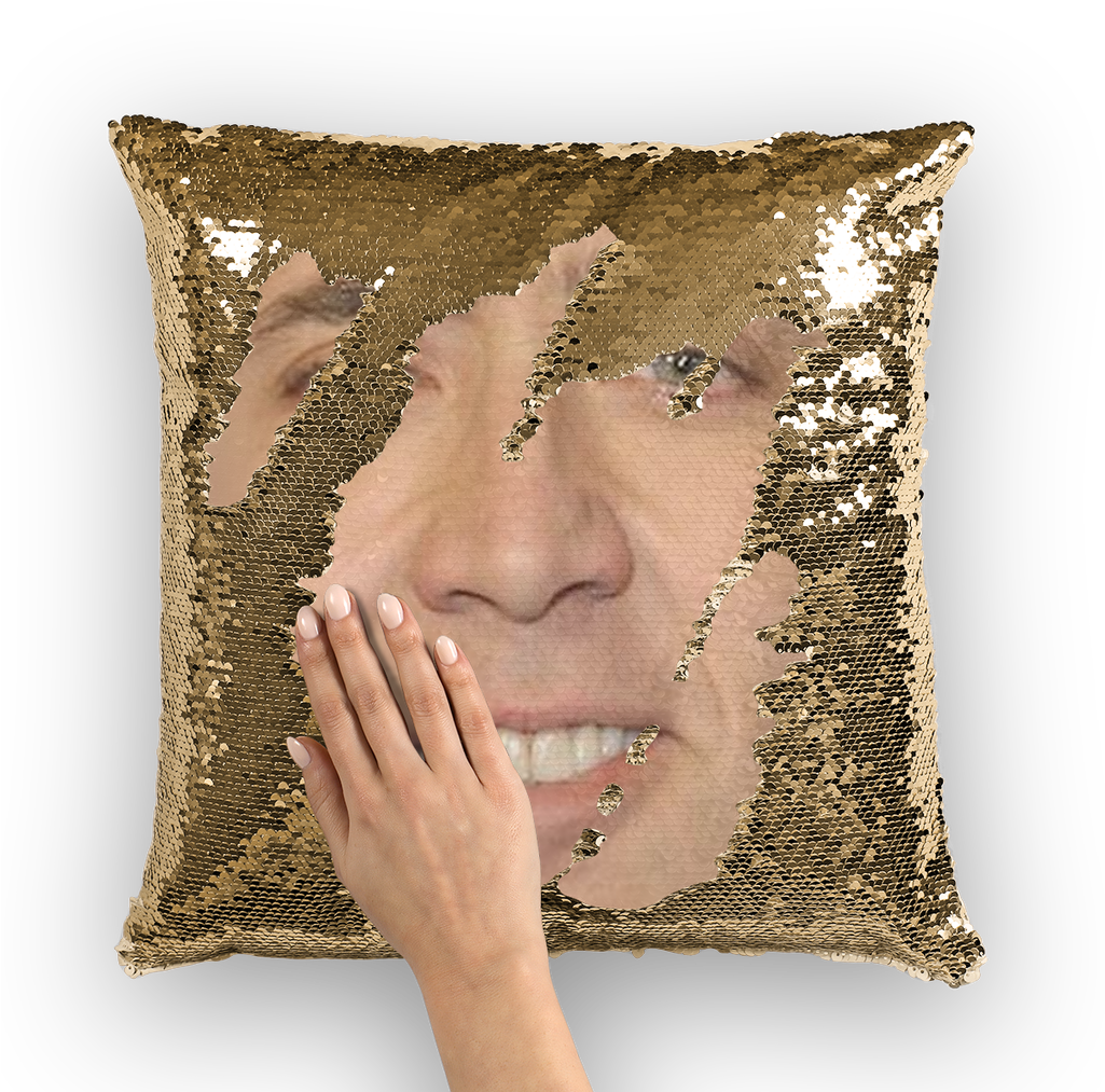 Nicolas Cage Sequin Pillow (1024x1024), Png Download