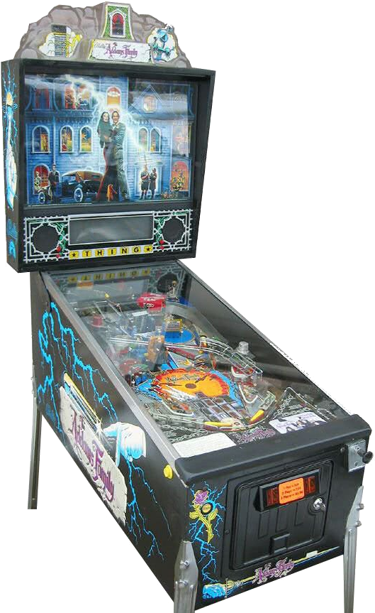 The Addams Family Pinball Machine Hire - Addams Family Pinball Machine (550x862), Png Download