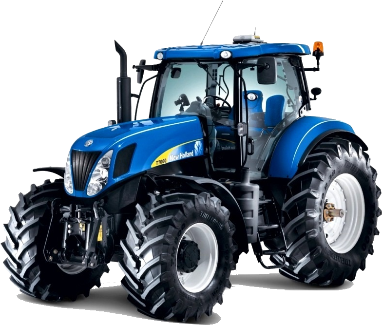 Tractor Png - John Deere Tractor New Holland (865x690), Png Download