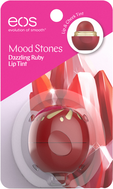 Dazzling Ruby Tint - Eos Lipbalm Mood Stones (741x741), Png Download