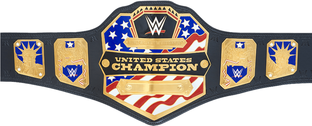 ¿nuevo Diseño Del Título De Los Estados Unidos - Wwe Us Title And Ic Title (999x446), Png Download