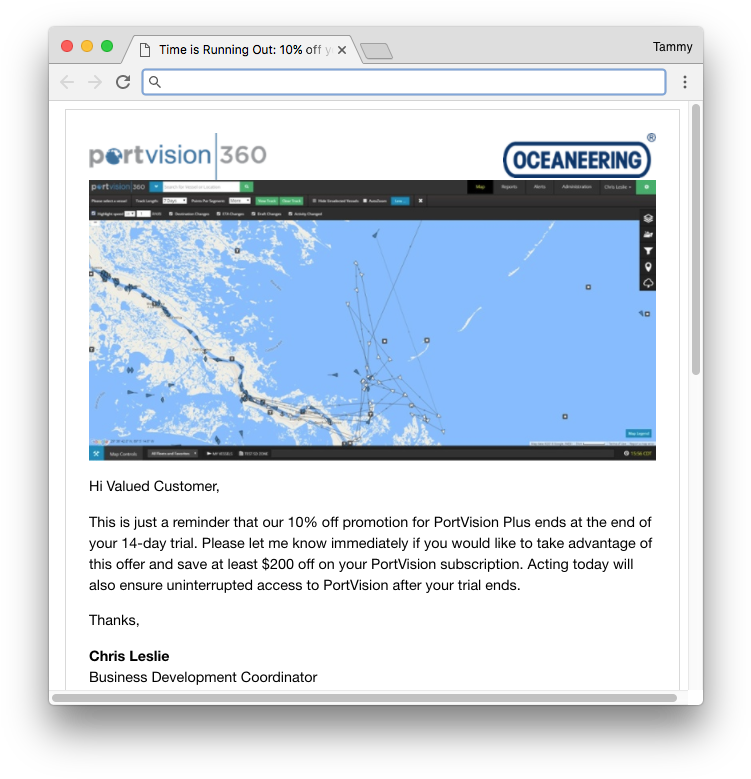 Triggered Emails - Oceaneering (766x790), Png Download