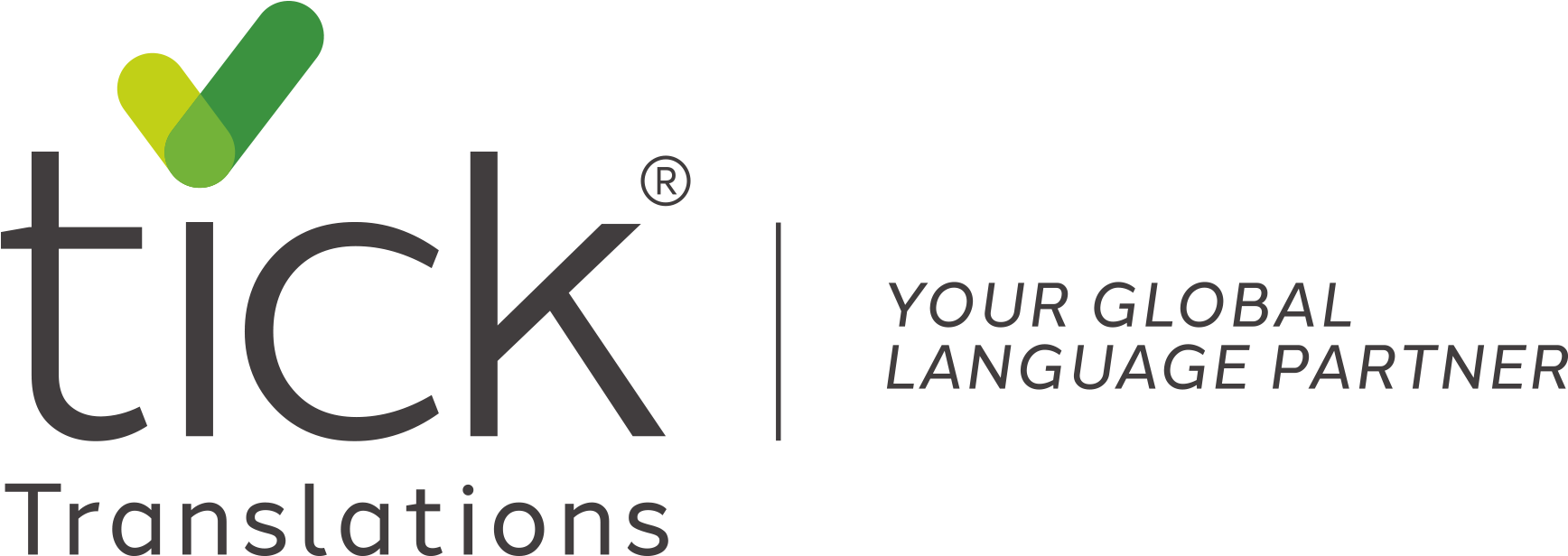 Tick Translations Tick Translations - Calligraphy (1800x694), Png Download