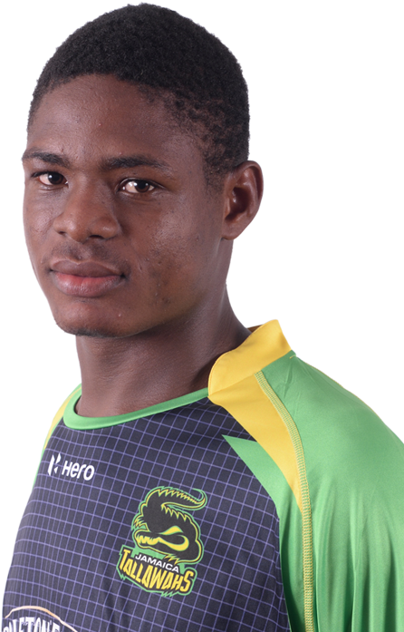 Oshane Thomas - Jamaica Tallawahs (500x700), Png Download