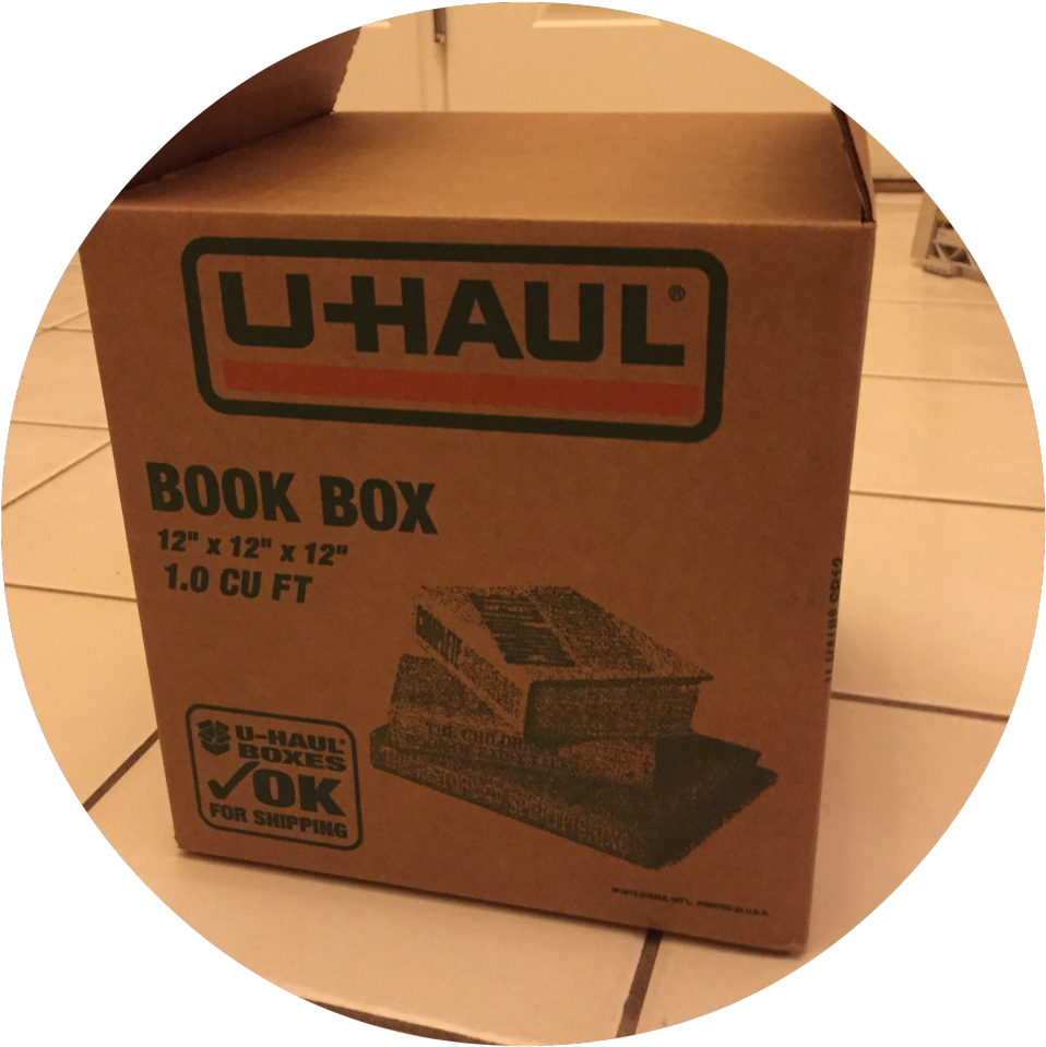 U-haul Book Box Book Boxes - Box (1024x1024), Png Download