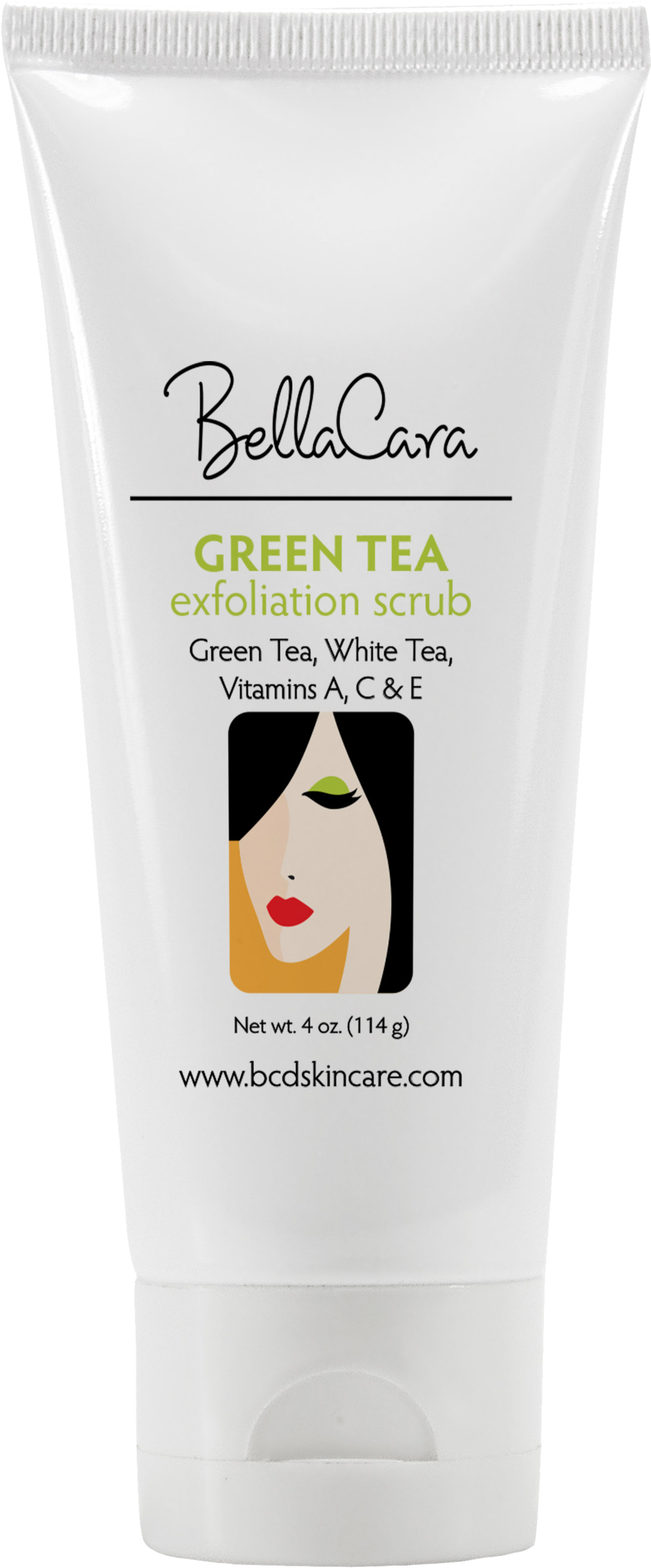 Green Tea Exfoliation Scrub - Cosmetics (1000x2359), Png Download