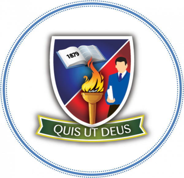 Our School Patron And Crest - Emblem (600x581), Png Download