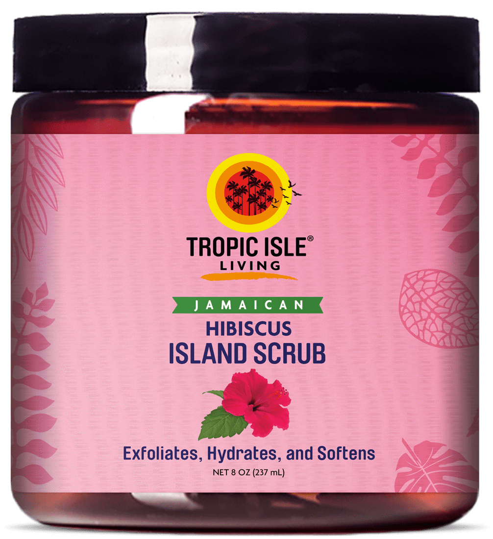 Jamaican Hibiscus Island Scrub - Tropic Isle Living Jamaican Black Castor Oil Protein (2048x2048), Png Download