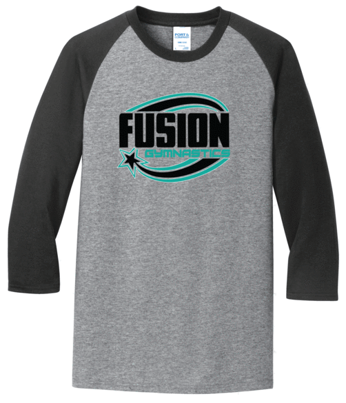 Fusion Logo Raglan - High Valley Shirts (600x600), Png Download