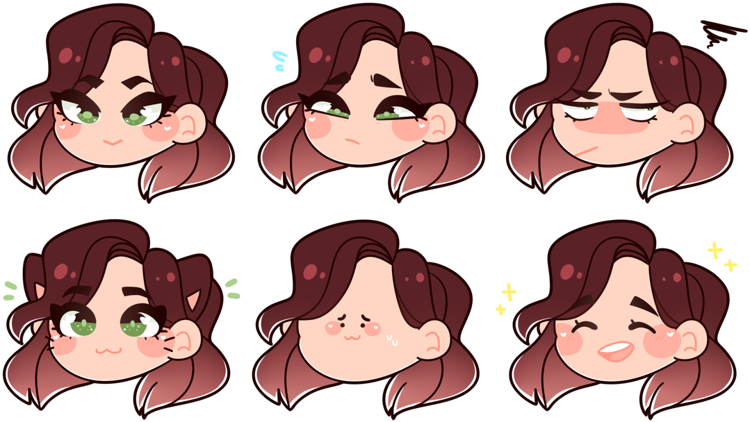 Wanted To Practice Expressions So I Made Some Suzy - Cartoon (1200x663), Png Download