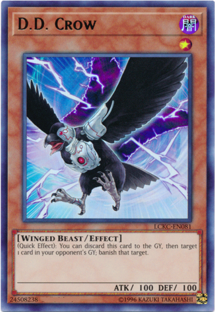 Crow Lckc-en081 Ultra Rare Ul - Dd Crow Yugioh (640x640), Png Download