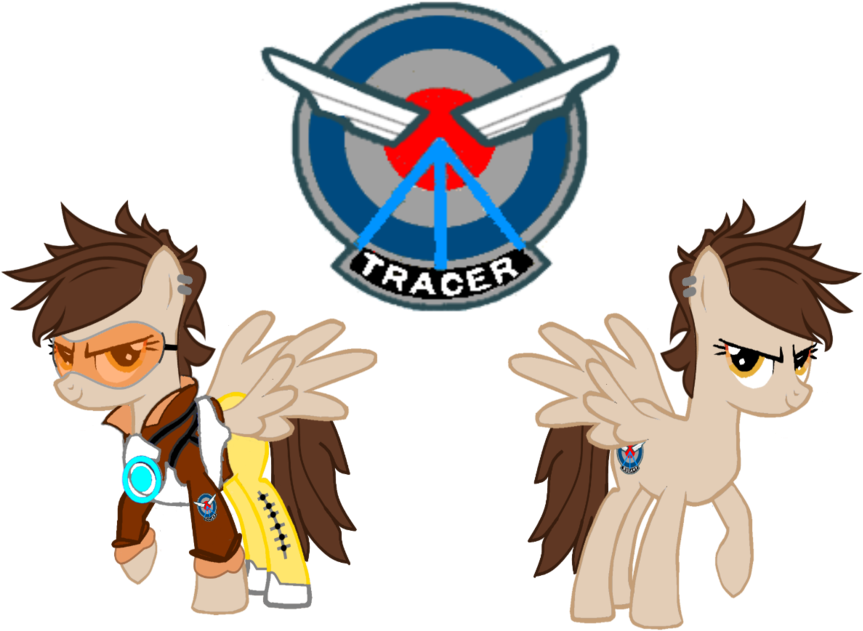 Tracer Pony By Grimlockprime - Tracer As A Pony (1024x707), Png Download