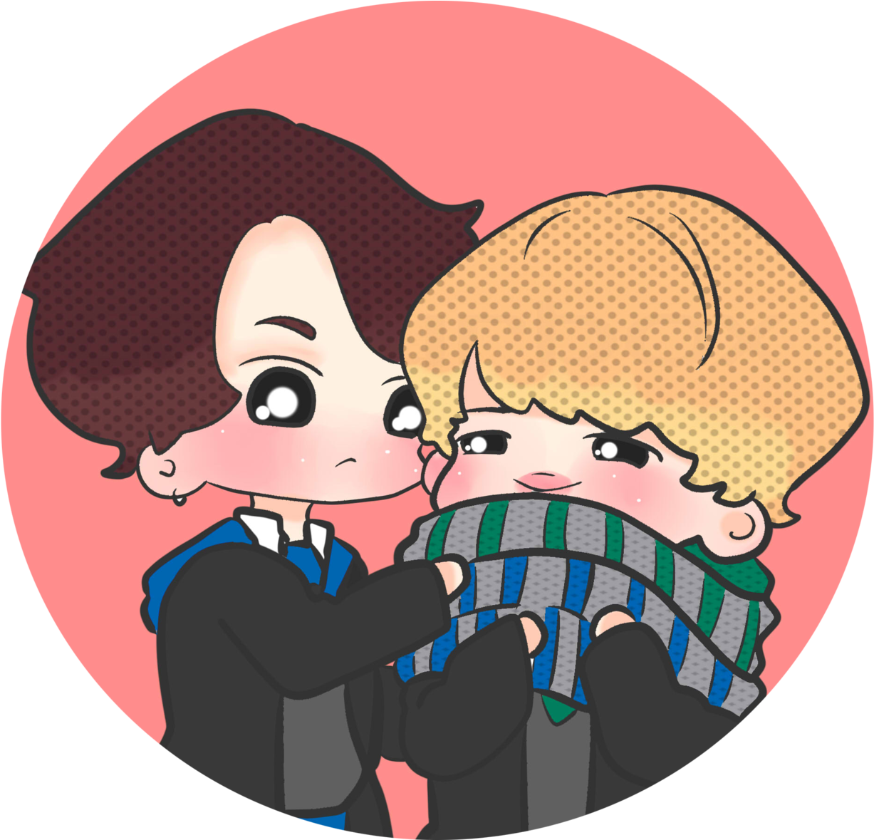 Kookmin Jikook Bts Jimin Bts Jungkook Harry Potter - Cartoon (1280x1178), Png Download