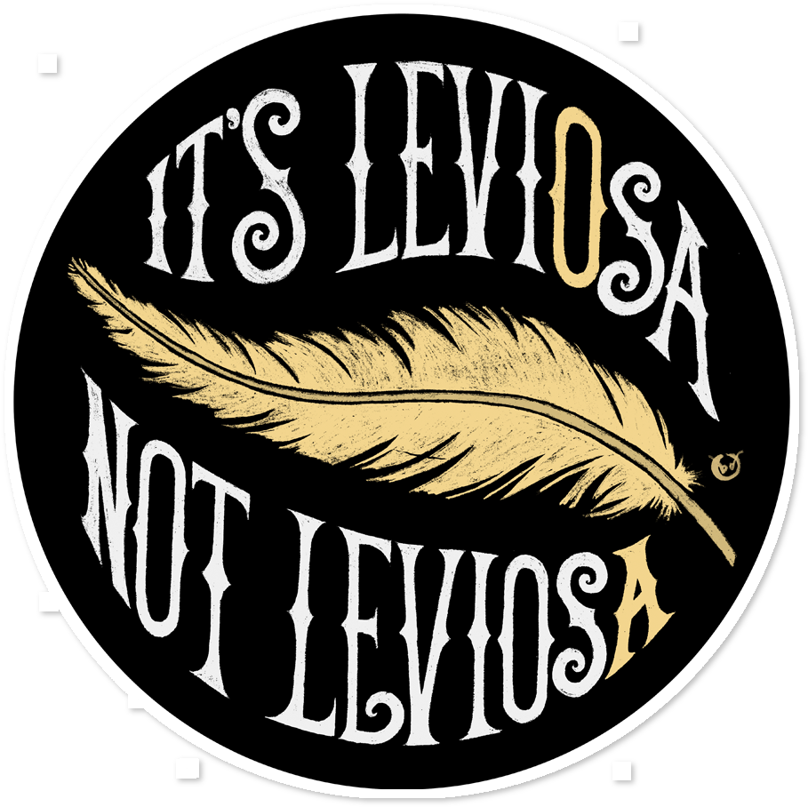 Compre Adesivos Com A Arte Wingardium Leviosa Do Studio - Logo Harry Potter Sticker (962x962), Png Download