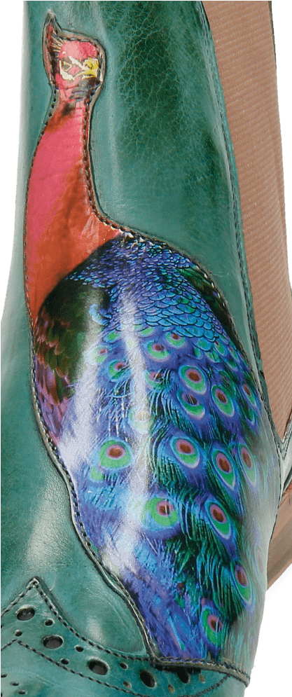 Ankle Boots Amelie 44 Sweet Water Peacock - Peafowl (1024x1024), Png Download