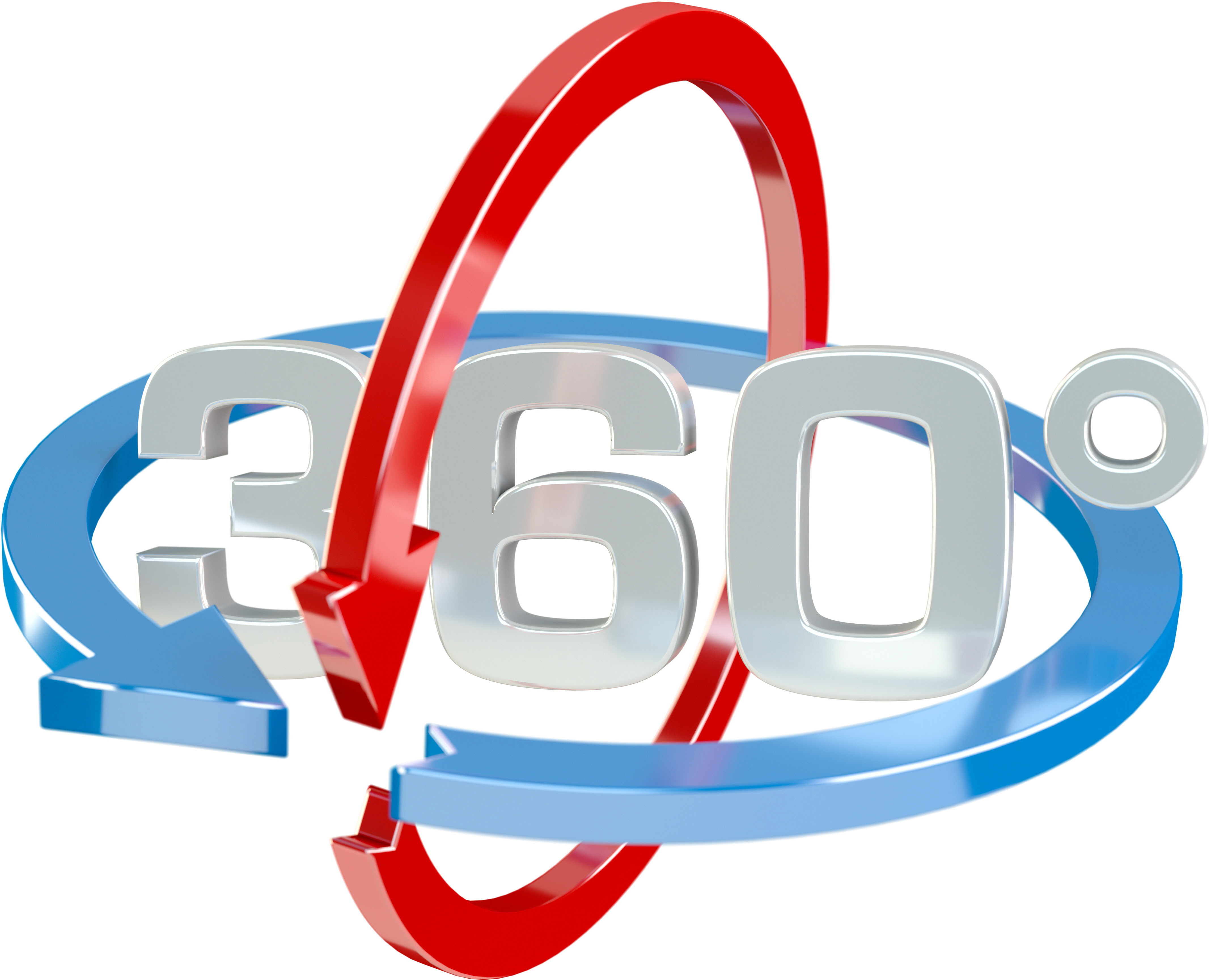 360 Degrees With Double Circles Transparent Background - Rendering (5277x3996), Png Download