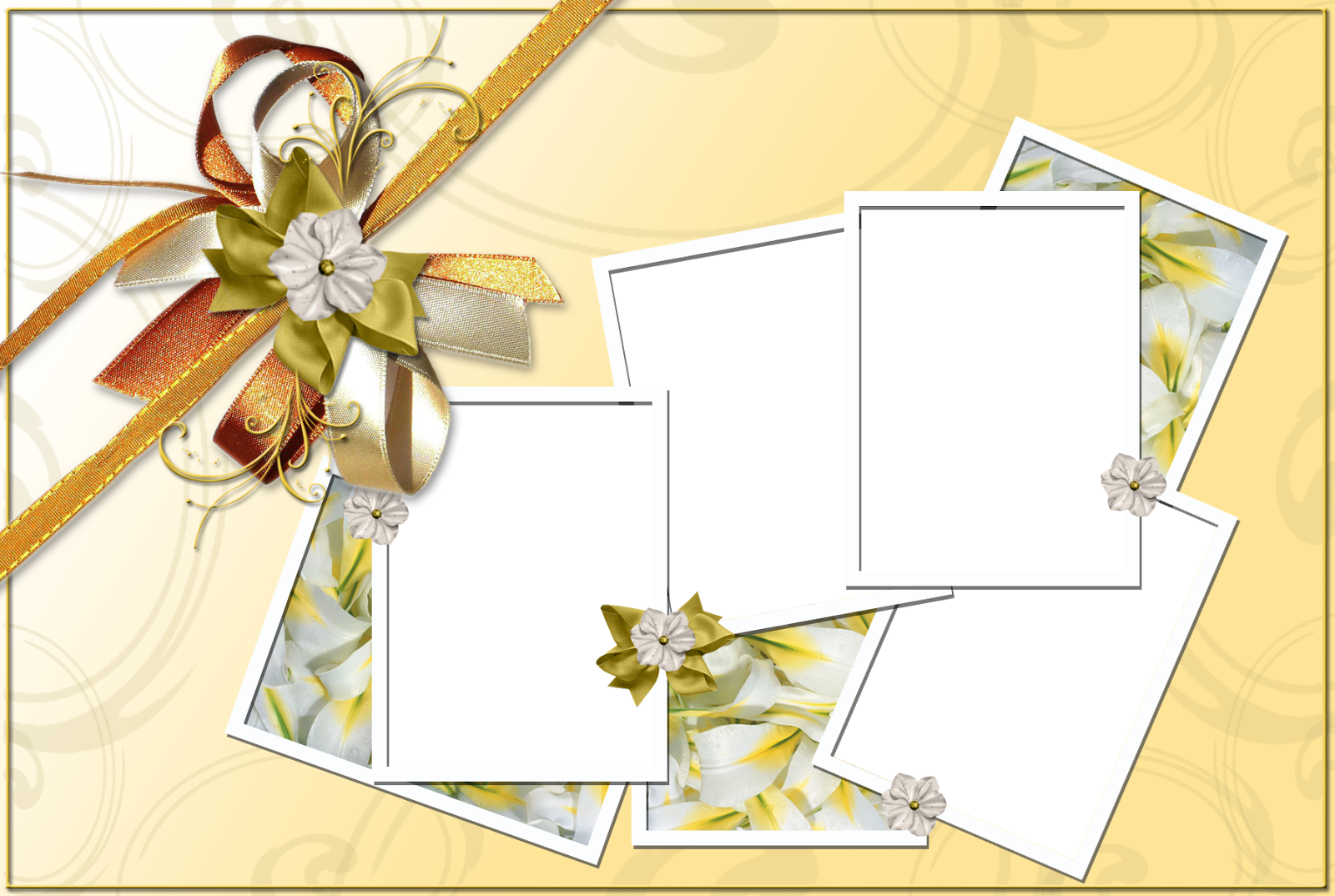 Frame Collage Template - Fondos Para Collage Photoshop (1600x1074), Png Download