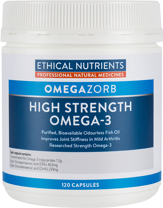 High Quality Omega-3 Fish Oil Providing Researched - Ethical Nutrients (594x760), Png Download