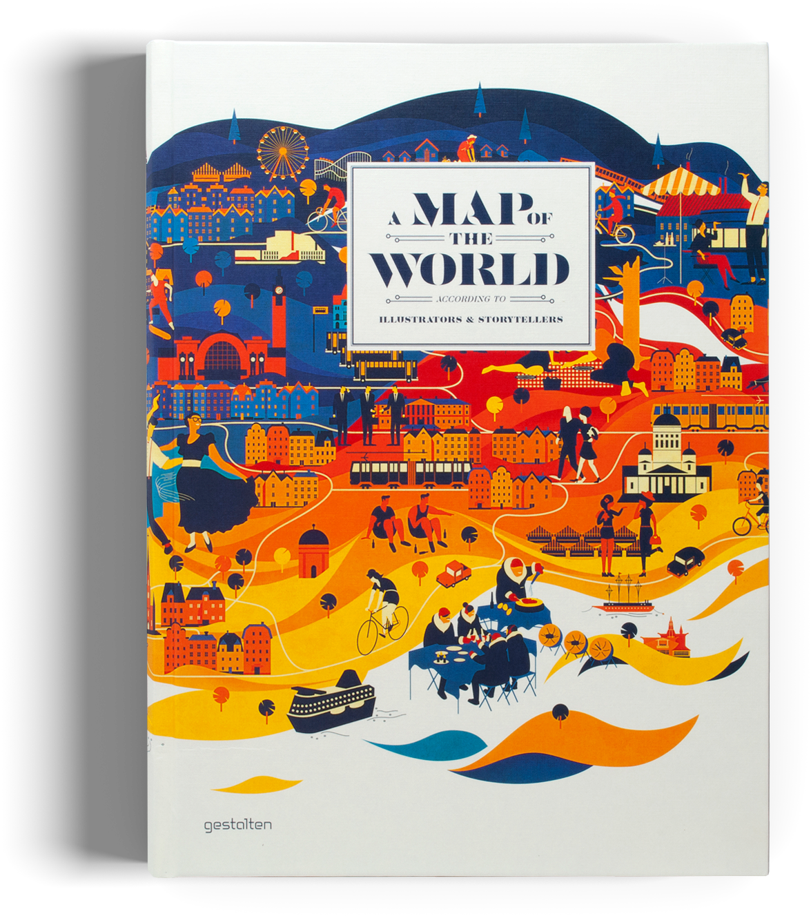 A Map Of The World Gestalten Book Design - Map Of The World According To Illustrators (1960x1960), Png Download
