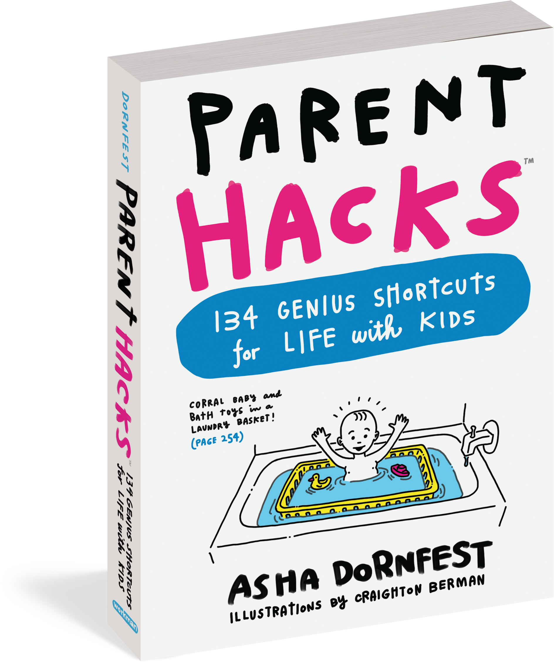 Parent Hacks By Asha Dornfest - Ink (2025x2400), Png Download