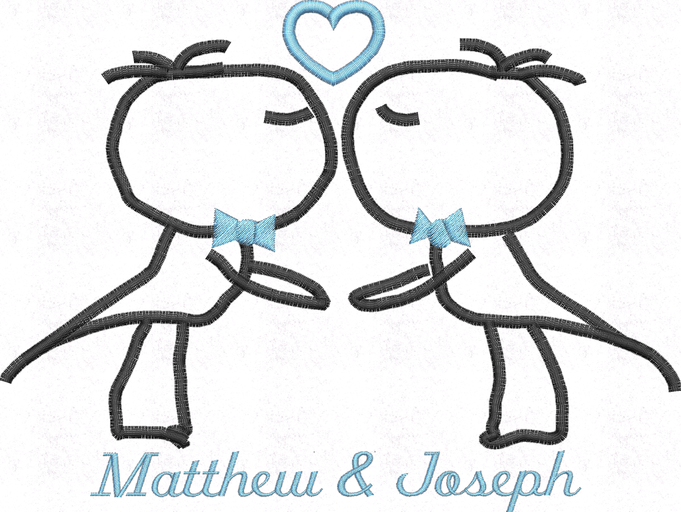 Cushion Cover Wedding Couple Straight/gay/lesbian Choose - Drawing (2292x1724), Png Download