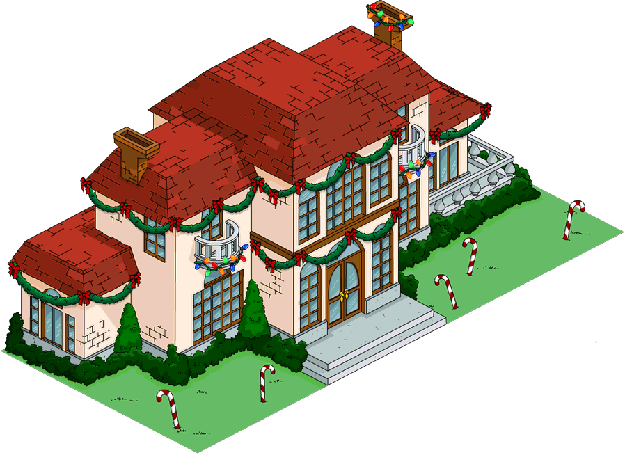 Christmas Compound, Christmas Compound Melted - Simpsons Fat Tony Home (898x654), Png Download