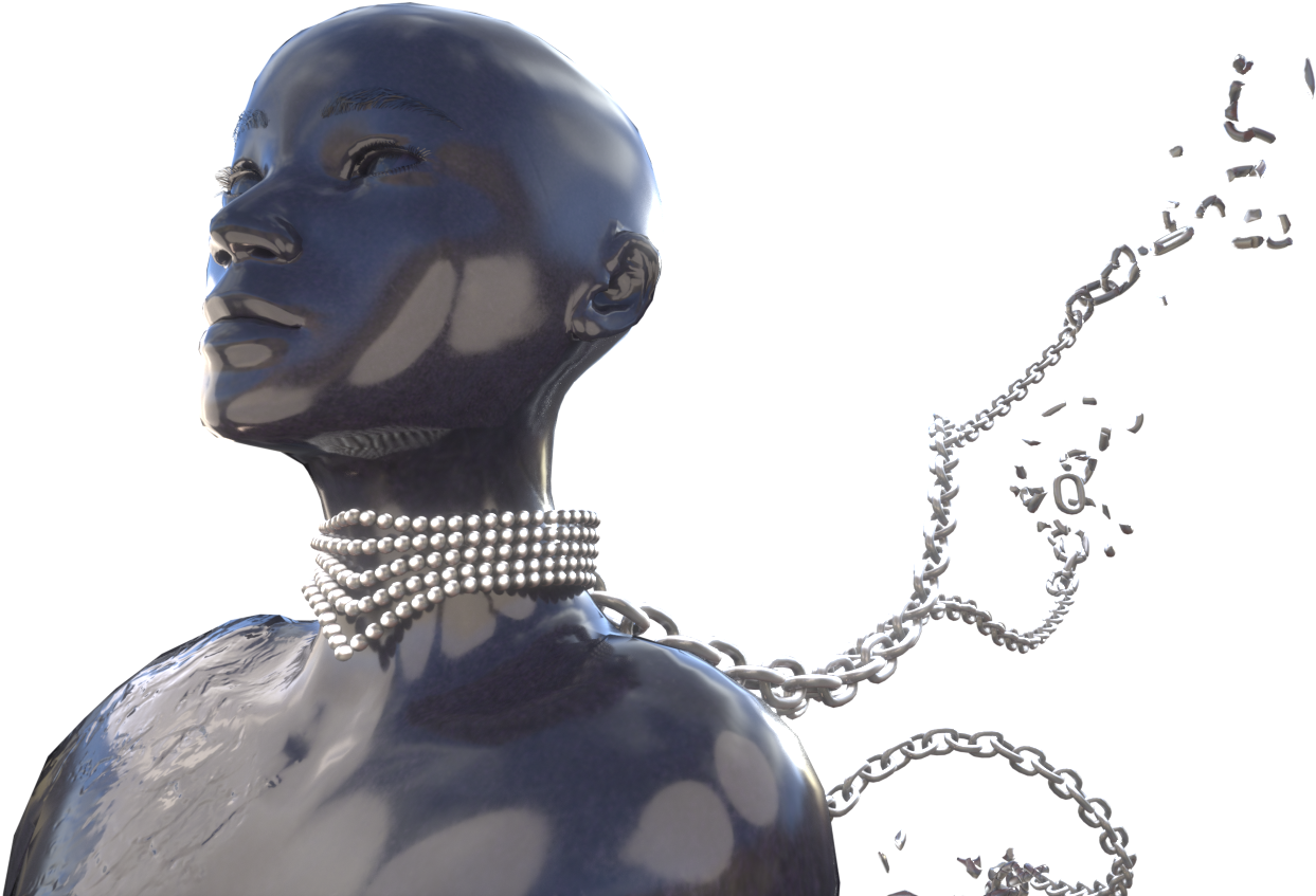 Clip Art Freeuse Chains Connected E V Tips Pearls Collar - Illustration (2048x1024), Png Download