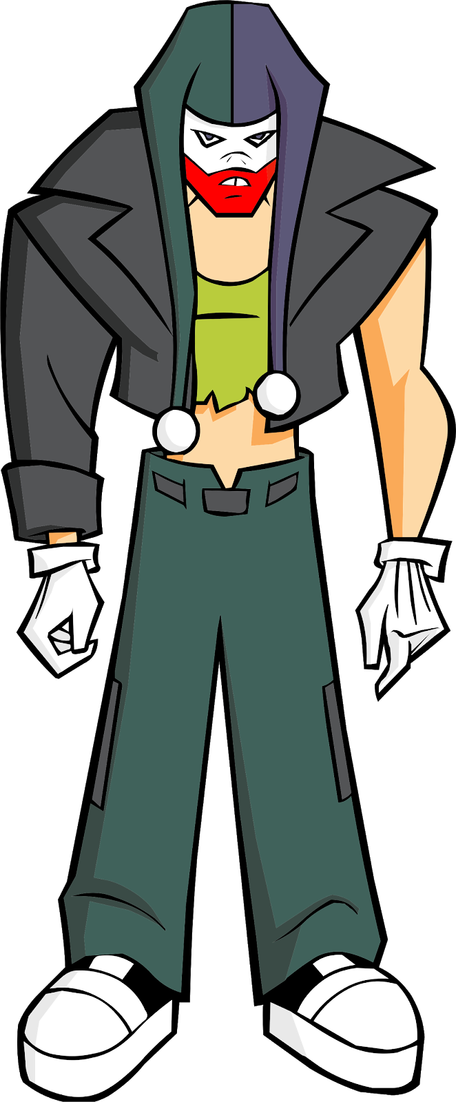 Joker Cartoon (662x1600), Png Download