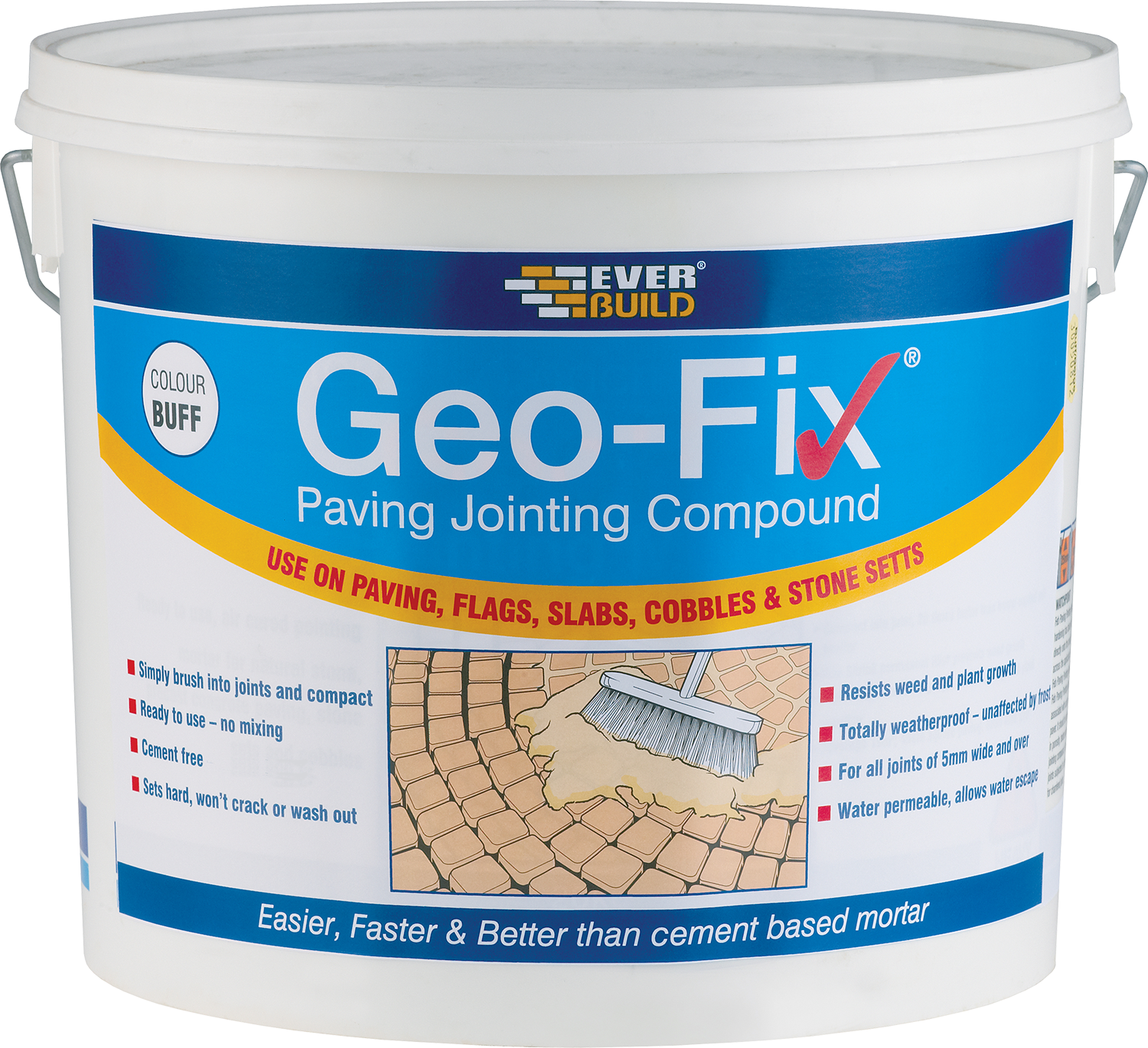 Geo-fix Paving Jointing Compound - Geofix (1500x1369), Png Download