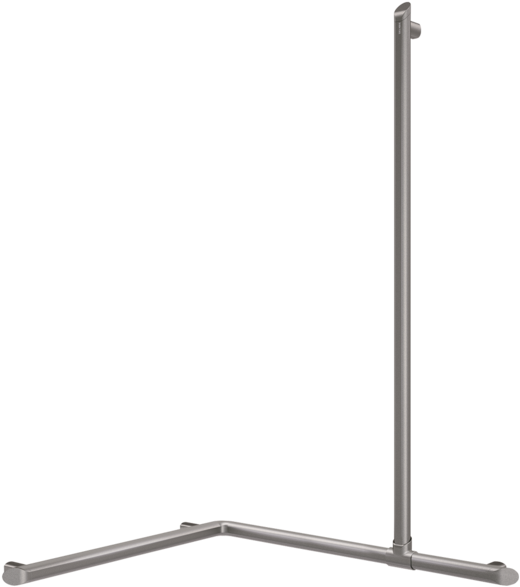 Be-line Corner Grab Bar Ø 35mm With Shower Head Rail - Shower Rods (600x600), Png Download