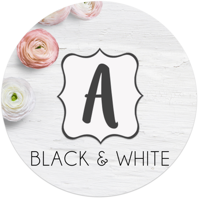 Black And White Banner Letters - Do It Yourself (768x768), Png Download