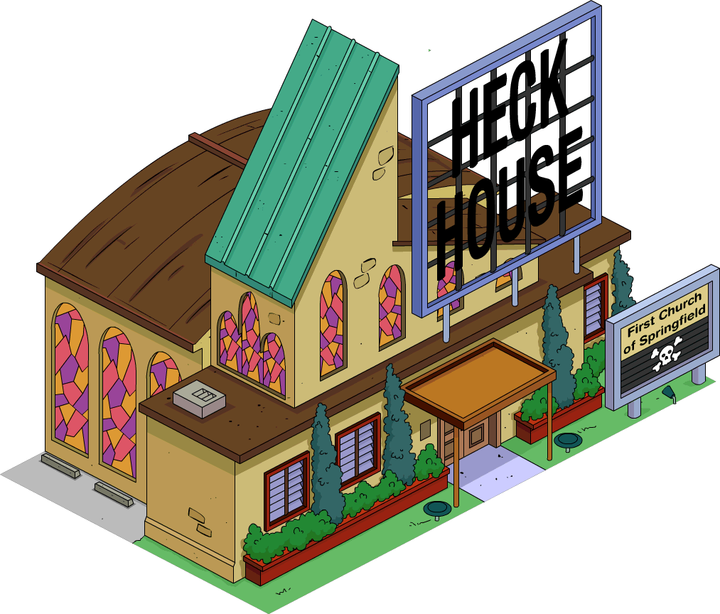 Heck House Tapped Out - Simpsons Reverend Lovejoy Family (1013x864), Png Download